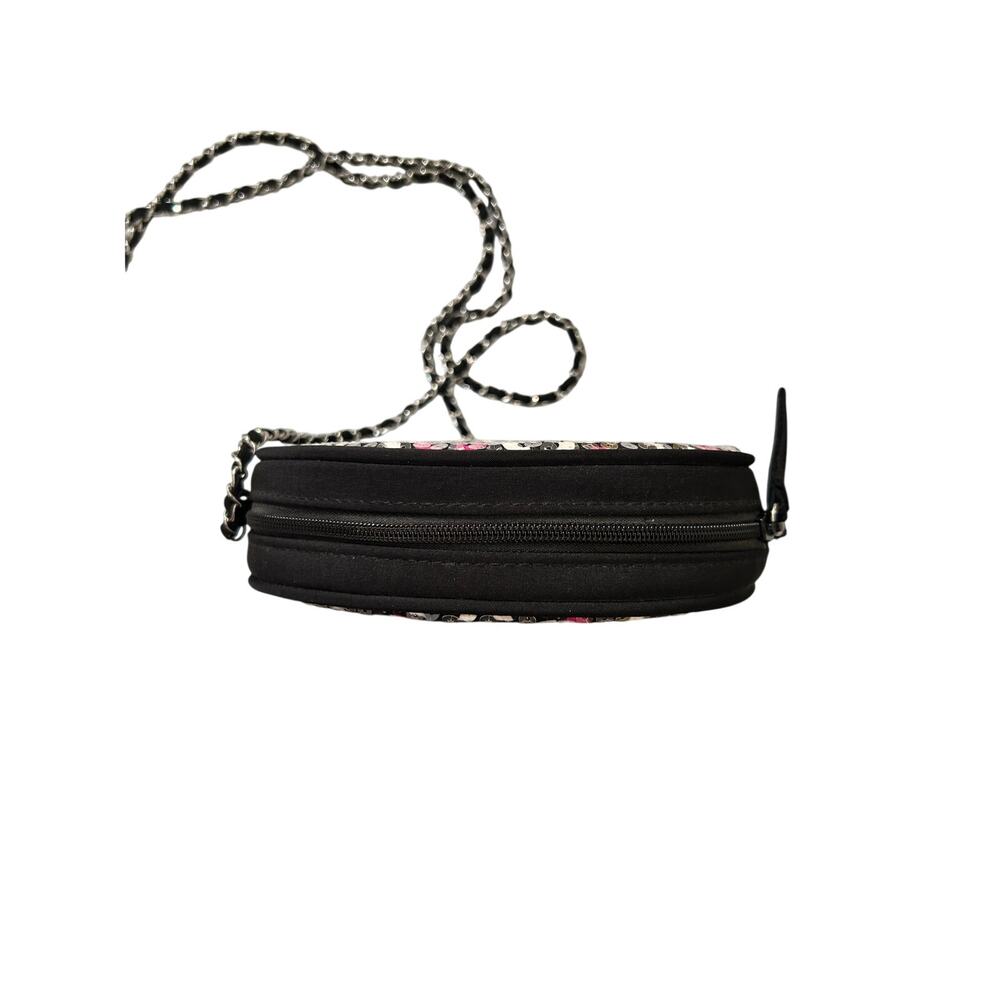 Vera‎ Bradley Shimmer Evening Bag Canterbury Magenta Pattern Round Crossbody - Picture 6 of 12